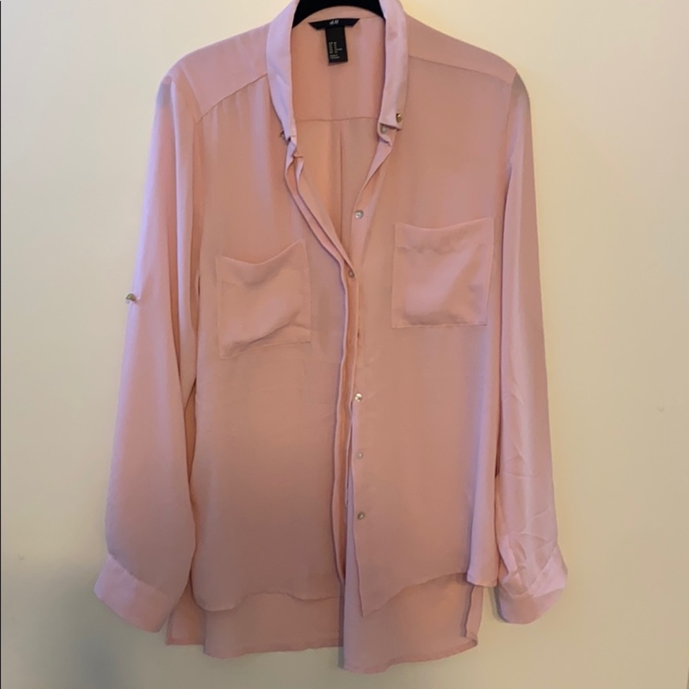 Pink blouse